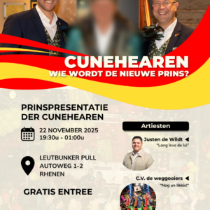 Kaarten - Cunehearen Prinsenbal